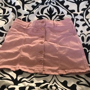 Button up punk skirt